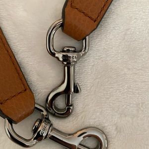 Gucci Authentic bag strap. Caramel approx 52 inches including hooks 1 inch wide